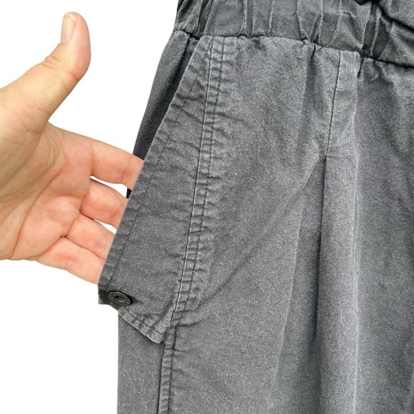 Vintage Que Pasa Casual Pull-On Pants Paper Bag Waist Wing Pockets Med USA Faded - Picture 5 of 10